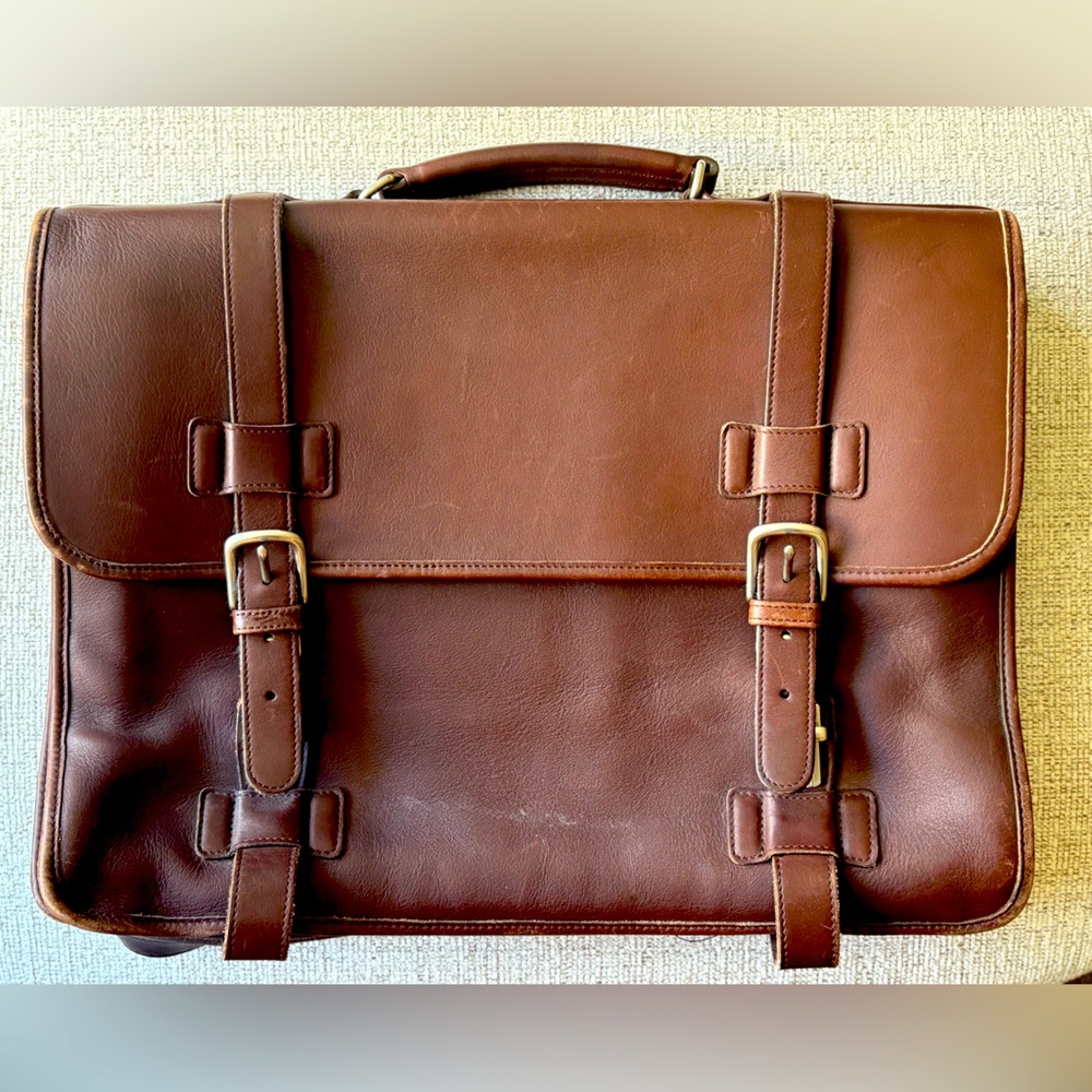 Coach - MADISON Briefcase Leather Chocolate Brown 5325 
Messenger Travel